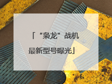 “枭龙”战机最新型号曝光