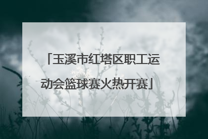 玉溪市红塔区职工运动会篮球赛火热开赛