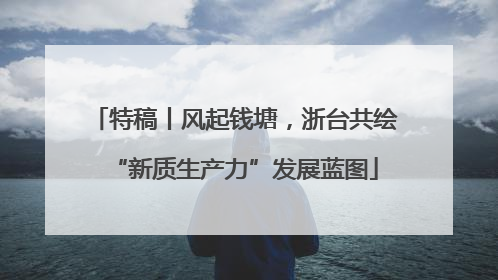 特稿丨风起钱塘，浙台共绘“新质生产力”发展蓝图