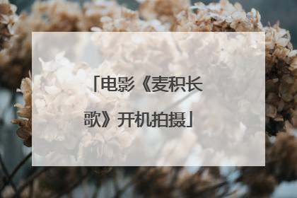 电影《麦积长歌》开机拍摄