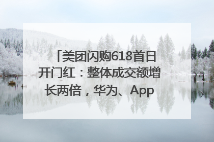 美团闪购618首日开门红：整体成交额增长两倍，华为、Apple、沃尔玛等近800个品牌翻倍增长