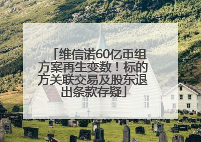 维信诺60亿重组方案再生变数！标的方关联交易及股东退出条款存疑
