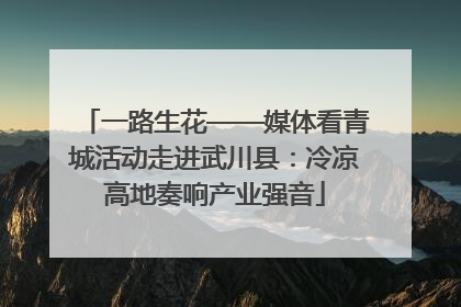 一路生花——媒体看青城活动走进武川县：冷凉高地奏响产业强音