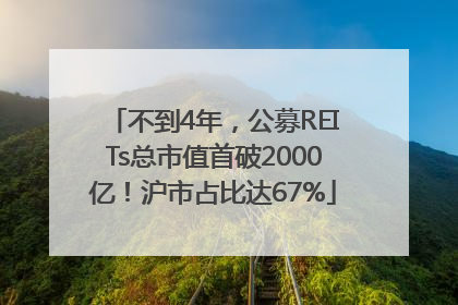 不到4年，公募REITs总市值首破2000亿！沪市占比达67%