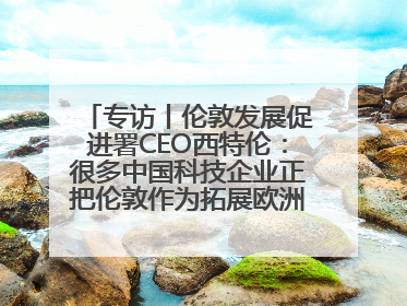 专访丨伦敦发展促进署CEO西特伦：很多中国科技企业正把伦敦作为拓展欧洲市场的门户