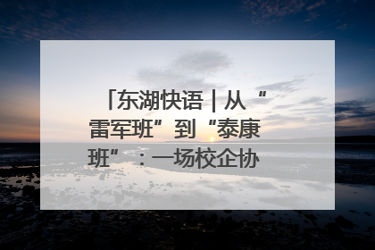 东湖快语｜从“雷军班”到“泰康班”：一场校企协同的“接力赛”