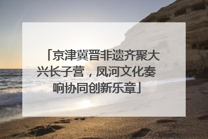 京津冀晋非遗齐聚大兴长子营，凤河文化奏响协同创新乐章