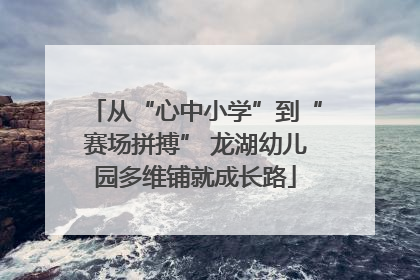 从“心中小学”到“赛场拼搏” 龙湖幼儿园多维铺就成长路
