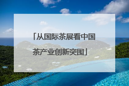 从国际茶展看中国茶产业创新突围