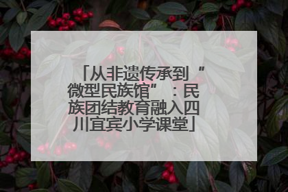 从非遗传承到“微型民族馆”：民族团结教育融入四川宜宾小学课堂