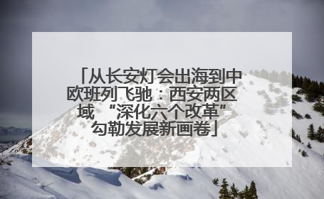 从长安灯会出海到中欧班列飞驰：西安两区域 “深化六个改革” 勾勒发展新画卷