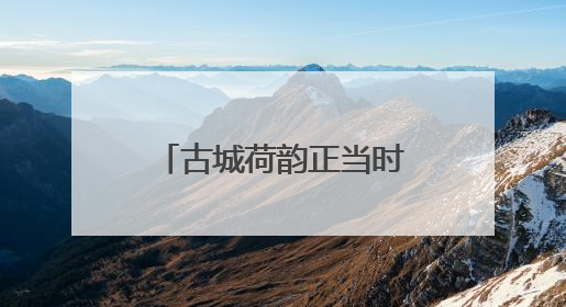 古城荷韵正当时 明月公园邀您共赏“别样红”