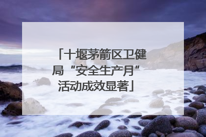 十堰茅箭区卫健局“安全生产月”活动成效显著