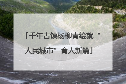 千年古镇杨柳青绘就“人民城市”育人新篇