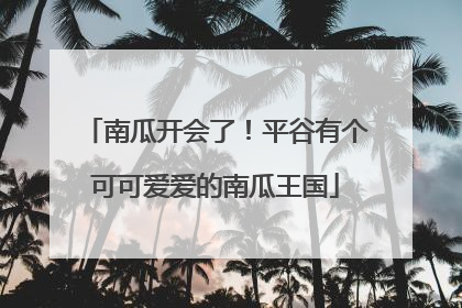 南瓜开会了！平谷有个可可爱爱的南瓜王国