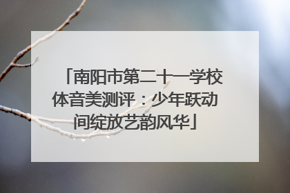 南阳市第二十一学校体音美测评：少年跃动间绽放艺韵风华