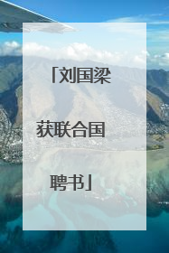 刘国梁获联合国聘书