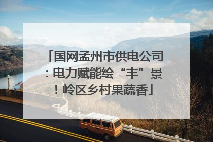国网孟州市供电公司：电力赋能绘“丰”景！岭区乡村果蔬香