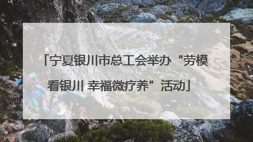 宁夏银川市总工会举办“劳模看银川 幸福微疗养”活动