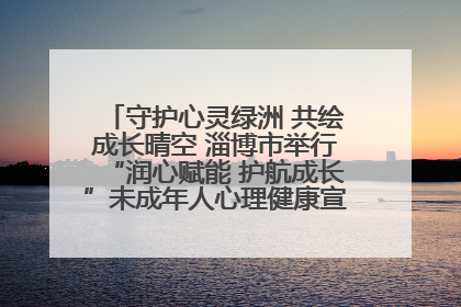 守护心灵绿洲 共绘成长晴空 淄博市举行“润心赋能 护航成长”未成年人心理健康宣传教育主题活动