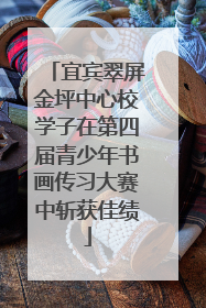 宜宾翠屏金坪中心校学子在第四届青少年书画传习大赛中斩获佳绩