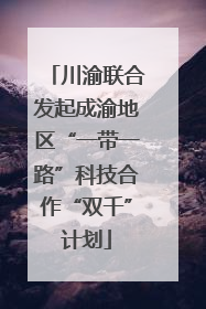 川渝联合发起成渝地区“一带一路”科技合作“双千”计划