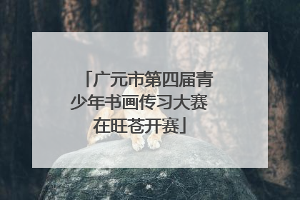 广元市第四届青少年书画传习大赛在旺苍开赛