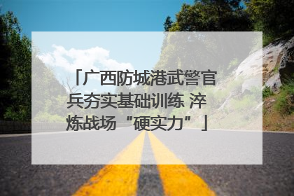 广西防城港武警官兵夯实基础训练 淬炼战场“硬实力”