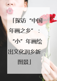 探访“中国年画之乡”：“小”年画绘出文化润乡新图景