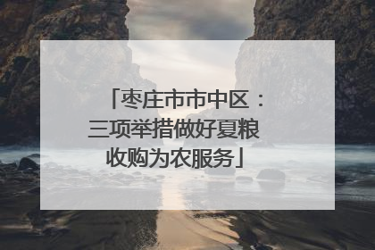 枣庄市市中区：三项举措做好夏粮收购为农服务