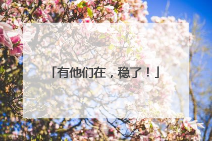 有他们在，稳了！