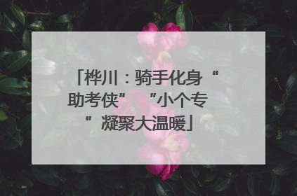 桦川：骑手化身“助考侠” “小个专”凝聚大温暖