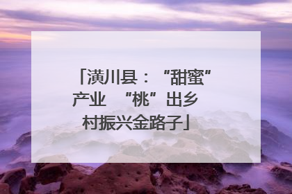 潢川县：“甜蜜”产业  “桃”出乡村振兴金路子
