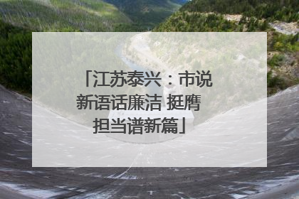江苏泰兴：市说新语话廉洁 挺膺担当谱新篇