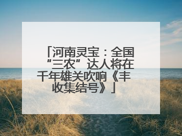 河南灵宝：全国“三农”达人将在千年雄关吹响《丰收集结号》