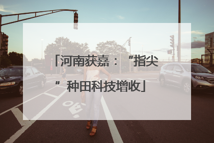 河南获嘉：“指尖”种田科技增收