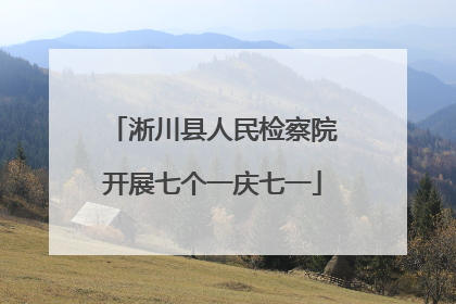 淅川县人民检察院开展七个一庆七一