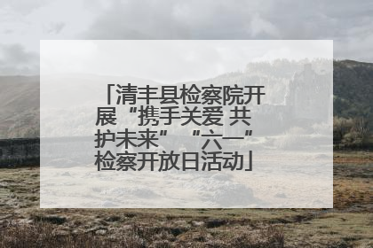 清丰县检察院开展“携手关爱 共护未来”“六一”检察开放日活动