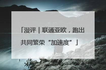 漫评｜联通亚欧，跑出共同繁荣“加速度”