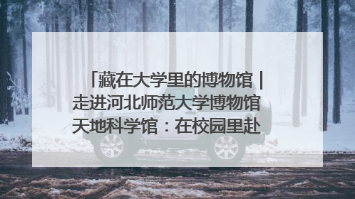 藏在大学里的博物馆｜走进河北师范大学博物馆天地科学馆：在校园里赴一场“宇宙之约”