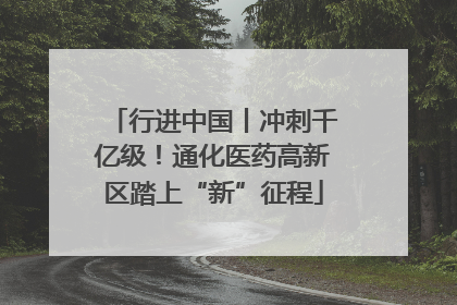 行进中国丨冲刺千亿级！通化医药高新区踏上“新”征程