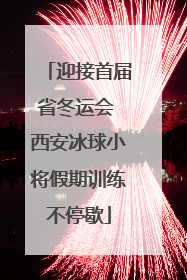 迎接首届省冬运会 西安冰球小将假期训练不停歇