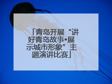 青岛开展“讲好青岛故事•展示城市形象”主题演讲比赛