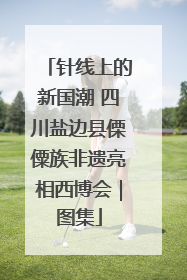 针线上的新国潮 四川盐边县傈僳族非遗亮相西博会｜图集