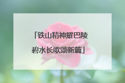 铁山精神耀巴陵 碧水长歌颂新篇