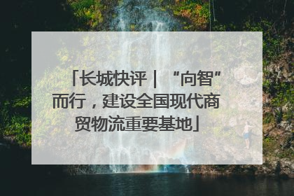 长城快评｜“向智”而行，建设全国现代商贸物流重要基地