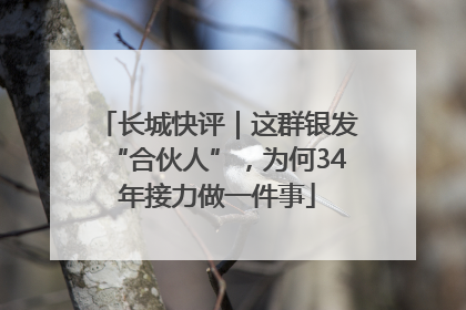 长城快评｜这群银发“合伙人”，为何34年接力做一件事