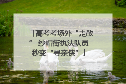 高考考场外“走散” 纱帽街执法队员秒变“寻亲侠”