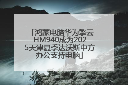 鸿蒙电脑华为擎云 HM940成为2025天津夏季达沃斯中方办公支持电脑