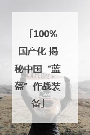 100%国产化 揭秘中国“蓝盔”作战装备
